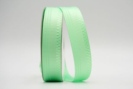 Tiffany Zöld Egyoldalas Kockás Szegélyű Grosgrain Szalag_K1762-501